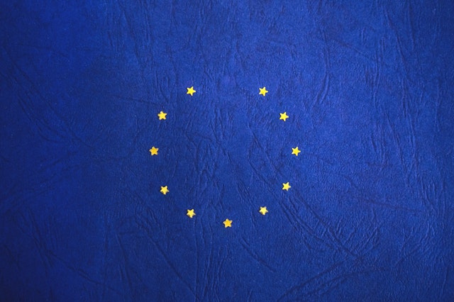 EU flag with one star missing