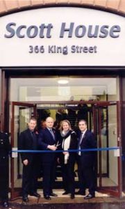 William Hague opens new Harrison Scott offices